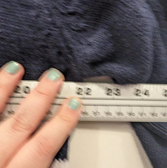 Vintage Red White & Blue Star Striped Knit Turtle Neck Sweater Women L USA - Picture 10 of 10